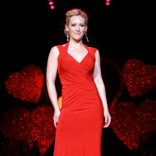 Hilary Duff; in Mercedes-Benz Fashion Week Fall 2009 - Heart Truth's Red Dress Collection Fashion Show - Runway