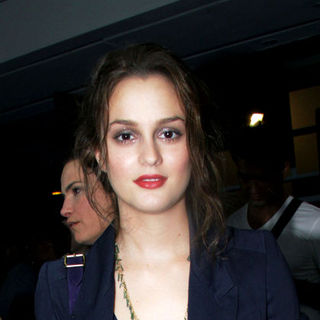 Leighton Meester; in Mercedes-Benz Fashion Week Spring/Summer 2010 - Proenza Schouler - Front Row and Runway
