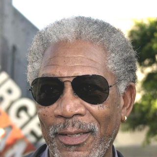 Morgan Freeman; in Batman Begins Los Angeles Premiere
