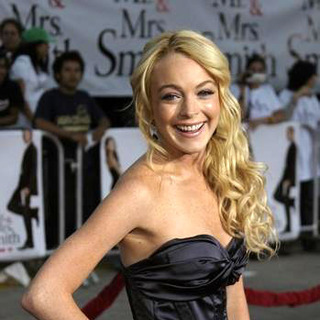 Lindsay Lohan; in Mr and Mrs Smith Los Angeles Premiere - Arrivals