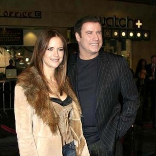 John Travolta;Kelly Preston; in Be Cool Movie Premiere