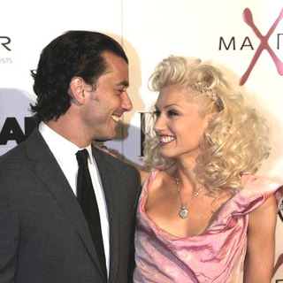 Gwen Stefani;Gavin Rosedale; in The Aviator Los Angeles Premiere - Arrivals