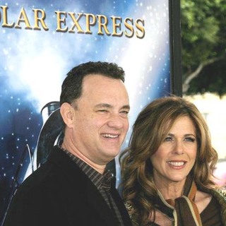Tom Hanks; in The Polar Express Los Angeles Premiere - White Carpet