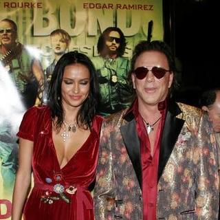Mickey Rourke;Sasha Volkova; in Domino Los Angeles Premiere - Arrivals