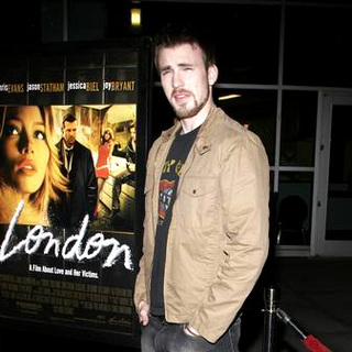 Chris Evans; in London Los Angeles Premiere