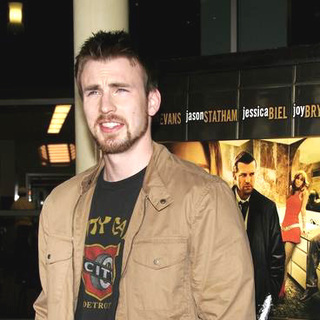 Chris Evans; in London Los Angeles Premiere