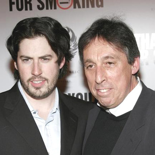 Jason Reitman;Ivan Reitman; in Thank You For Smoking Los Angeles Premiere
