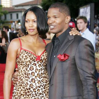 Jamie Foxx;Garcelle Beauvois; in Miami Vice World Premiere