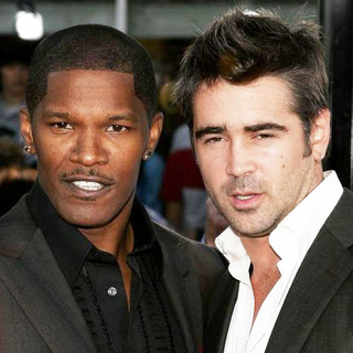 Colin Farrell;Jamie Foxx; in Miami Vice World Premiere