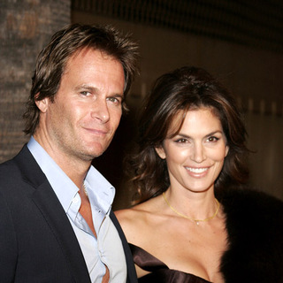 Rande Gerber;Cindy Crawford; in The Good German Hollywood Premiere