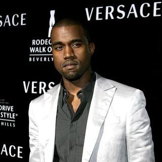 Kanye West in Gianni and Donatella Versace Receive The Rodeo Drive Walk of Style Award