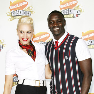 Gwen Stefani;Akon; in Gwen Stefani in Nickelodeon's 20th Annual Kids' Choice Awards