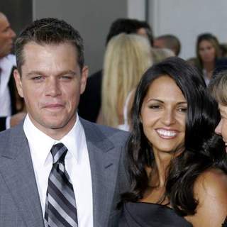 Matt Damon in The Bourne Ultimatum Los Angeles Premiere