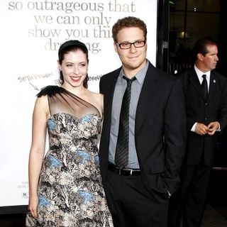 Seth Rogen;Lauren Miller; in "Zack and Miri Make a Porno" Hollywood Premiere - Arrivals