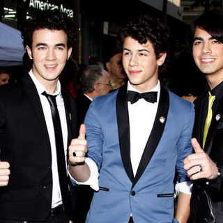 Jonas Brothers; in "Jonas Brothers: The 3D Concert Experience" World Premiere - Arrivals