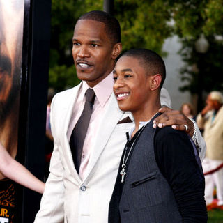 Jamie Foxx;Justin Martin; in "The Soloist" Los Angeles Premiere - Arrivals
