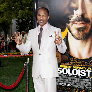Jamie Foxx; in "The Soloist" Los Angeles Premiere - Arrivals