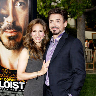 Robert Downey Jr.;Susan Levin; in "The Soloist" Los Angeles Premiere - Arrivals