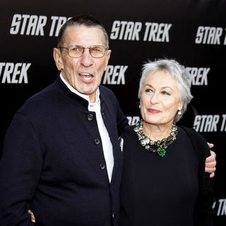 Leonard Nimoy;Susan Bay; in "Star Trek" Los Angeles Premiere - Arrivals
