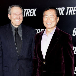 George Takei;Brad Altman; in "Star Trek" Los Angeles Premiere - Arrivals