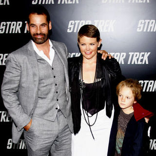 Adrian Pasdar;Natalie Maines; in "Star Trek" Los Angeles Premiere - Arrivals