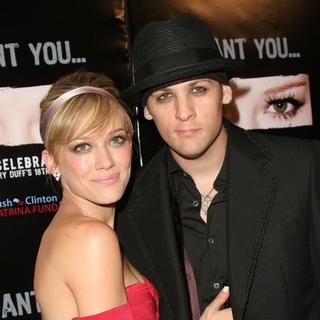 Hilary Duff;Joel Madden; in Hilary Duff's 18th Birthday Party