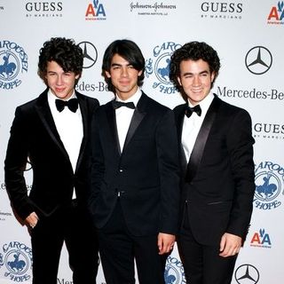 Jonas Brothers; in 30th Anniversary Carousel of Hope Ball - Arrivals