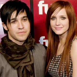 Ashlee Simpson;Pete Wentz; in 50th Annual GRAMMY Awards - Fuse TV Party - Arrivals