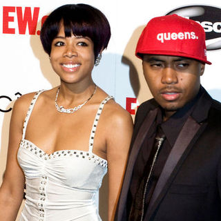 Nas;Kelis; in Entertainment Weekly's Toast to Antonio "LA" Reid at STK in Hollywood on February 10, 2008