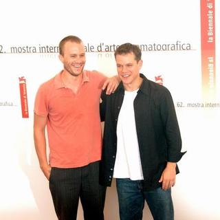 Heath Ledger;Matt Damon; in 2005 Venice Film Festival - The Brothers Grimm Photocall
