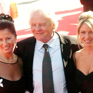 Anthony Hopkins;Stella Arroyave;Lisa Pepper; in 2005 Venice Film Festival - Proof Premiere