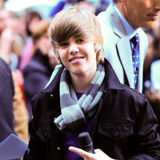 Justin Bieber; in Justin Bieber in Concert on NBC's "Today Show" - October 12, 2009
