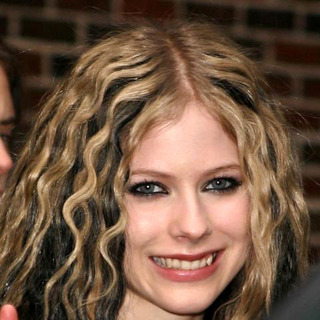 Avril Lavigne; in David Letterman Taping