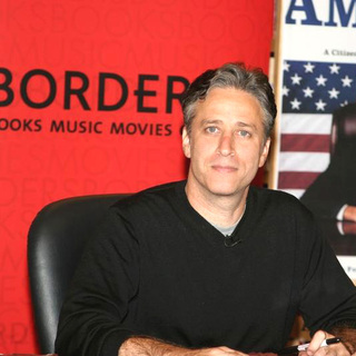 Jon Stewart; in Jon Stewart America Book Signing