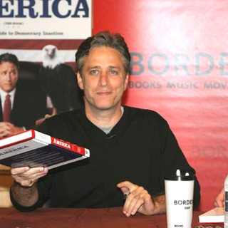 Jon Stewart; in Jon Stewart America Book Signing
