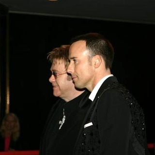 Elton John;David Furnish; in Juilliard School and The Royal Academy of Music Benefit
