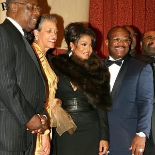Janet Jackson; in 100 Black Men's 25th Anniversary GalA
