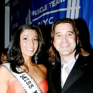 Scott Stapp;Jaclyn Newsheiwat; in New York Athletes Celebrate the Muscular Dystrophy Association's Benefit Auction