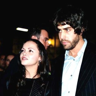 Christina Ricci;Adam Goldberg; in Anything Else Premiere