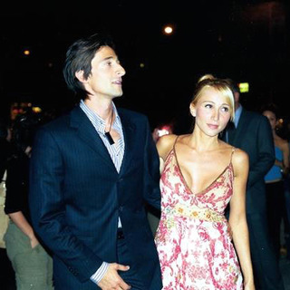 Adrien Brody;Michelle DuPont; in Dummy Movie Premiere
