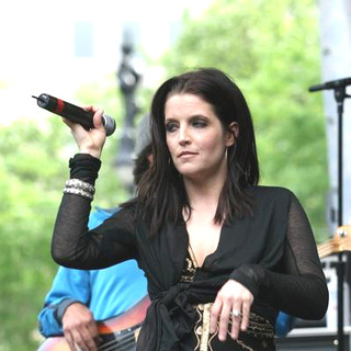 Lisa Marie Presley; in Lisa Marie Presley kicks off Shop 4 Class week