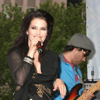 Lisa Marie Presley; in Lisa Marie Presley kicks off Shop 4 Class week