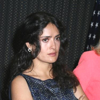 Salma Hayek; in Press Conference for the Opening of the Family Justice Center for Domestic Violence Victims