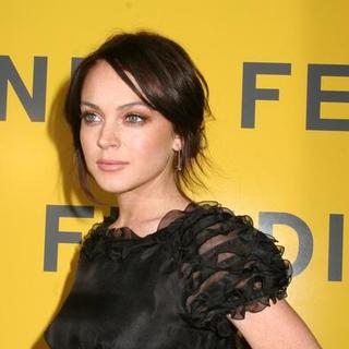 Lindsay Lohan; in Fendi New York City Flagship Store Opening - Arrivals