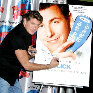 David Hasselhoff; in David Hasselhauf Promotes Click at Planet Hollywood