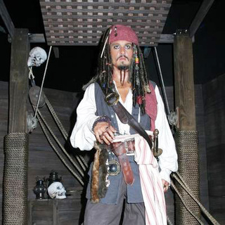 Johnny Depp; in Johnny Depp Wax Figure of Captain Jack Sparrow from Pirates Of The Caribbean: Dead Man's Chest