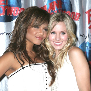 Christina Milian, Kristen Bell in The Pulse Press Junket and Handprint Ceremony