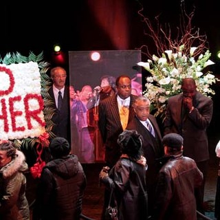 James Brown; in Memorial Service for James Brown at the Apollo Theatre