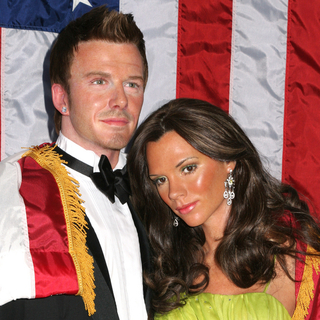 David Beckham;Victoria Adams; in Madame Tussaud's New York Unveils David Beckham and Victoria Beckham's Wax Figures