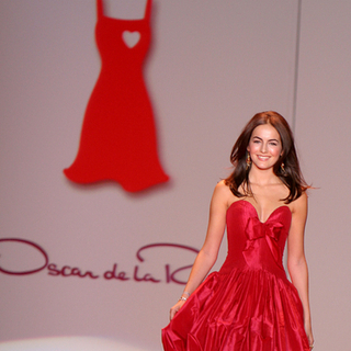 Camilla Belle; in Mercedes-Benz Fashion Week Fall 2007 - Heart Truth Red Dress - Runway